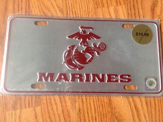 Mareins License Plate, brand new