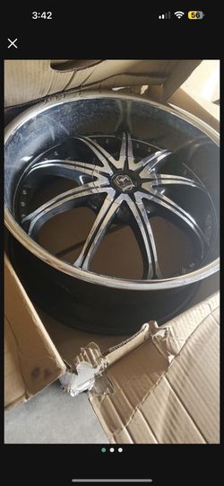 4- 22” Truck Wheels (Rims)