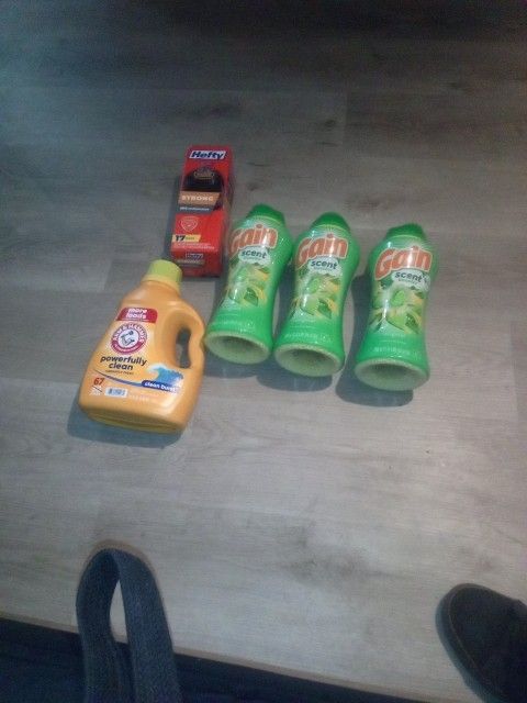 Laundry Detergent, Scent Beads,Trashbags