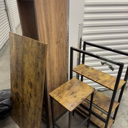 Tv Entertainment Stand And Small Dining Room Table