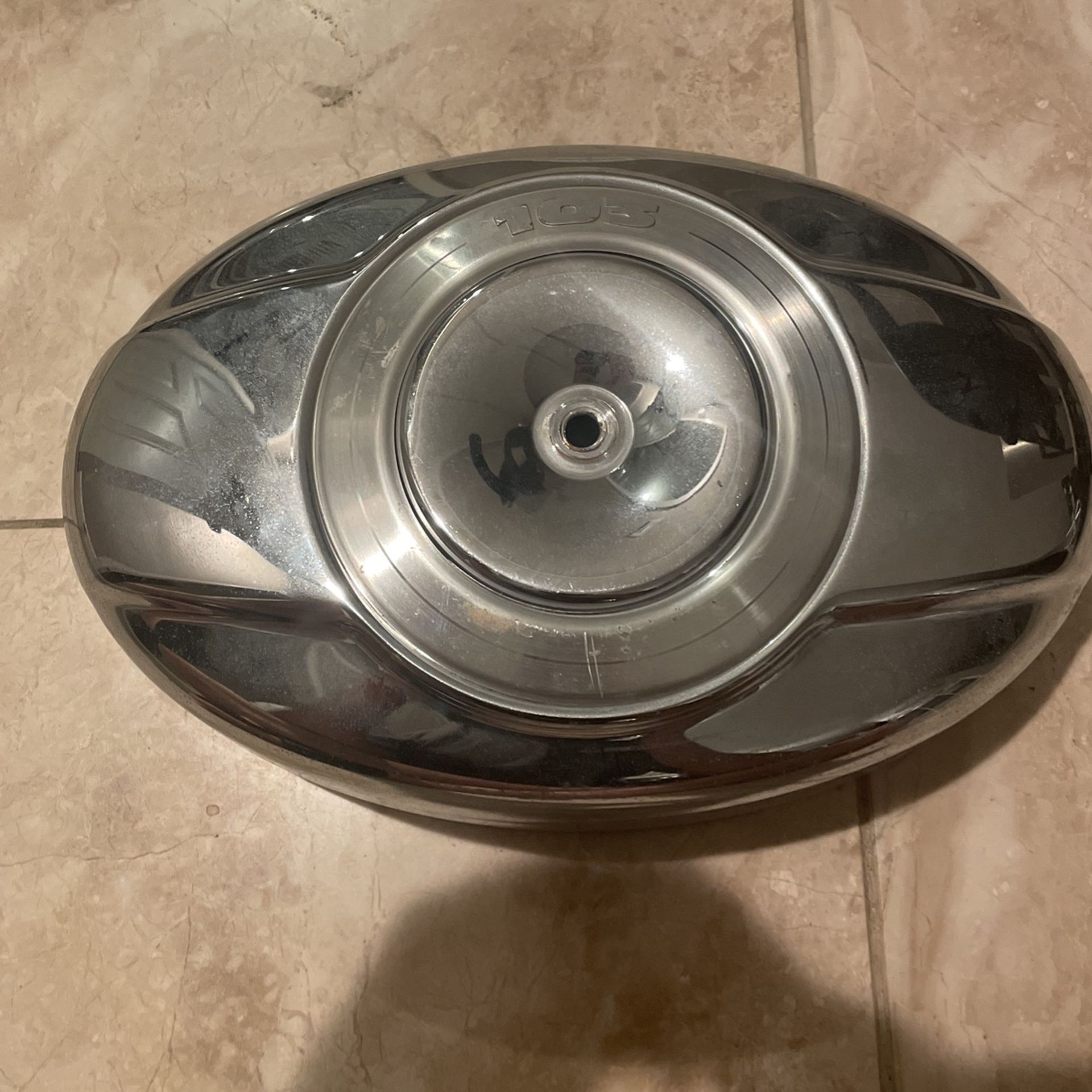 Harley OEM Touring Oval 103 Air Cleaner Chrome Cover 08-16