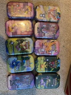 Pokémon TCG Mini Tin Collection – Lot of 10