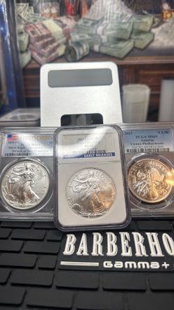 Graded silver