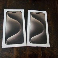 2 Unlocked Iphone 15 Pro Max 256gb 