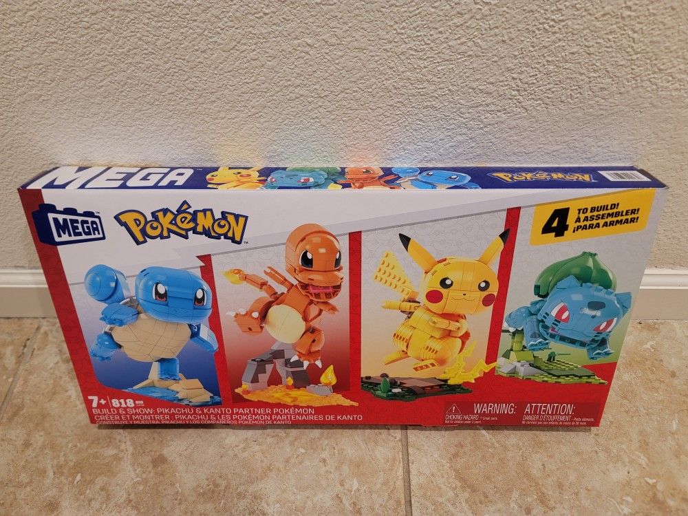 Pokemon Mega Construx Build and Show Bundle