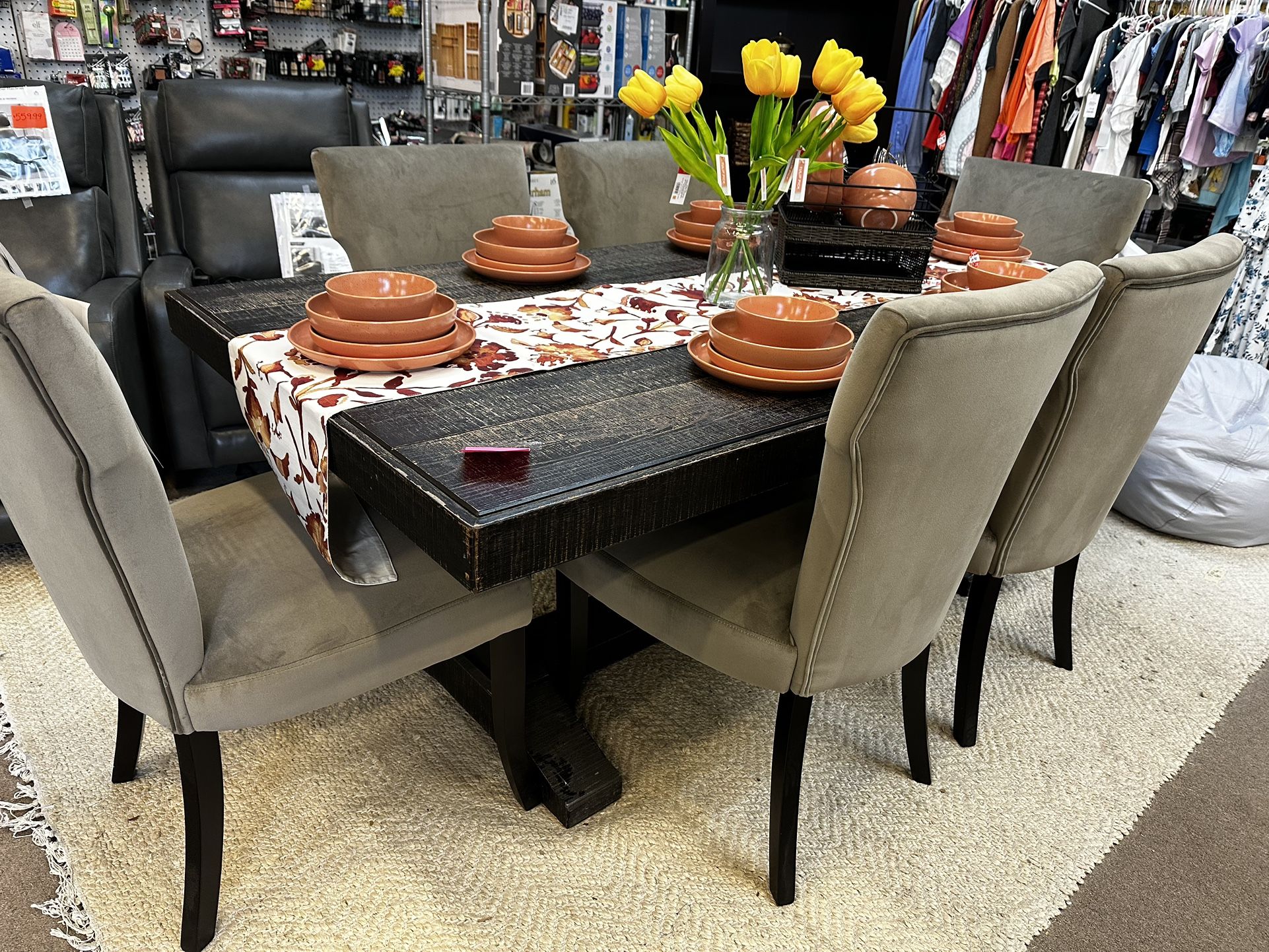 Ashley Dining Table $549 Chairs $119 Each