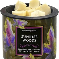 Wax Melts 4oz - Bath and Body Works - Sunrise Woods