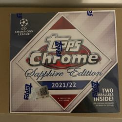 2021-22 Topps Chrome UEFA Champions League Sapphire Edition
