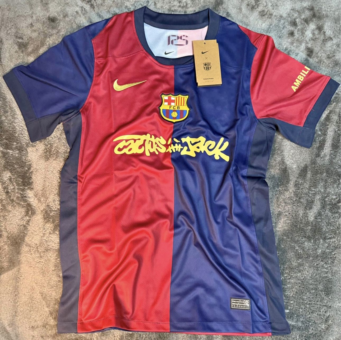 FC BARCELONA x Travis Scott Cactus Jack Limited Edition Jersey - Lamine Yamal 19