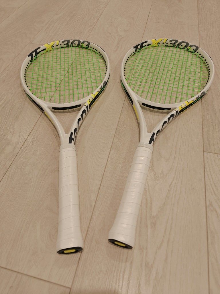 Tecnifibre TFX1 300 Tennis Racket - Grip Size 4 1/4" (2 Rackets, both 9.5/10)