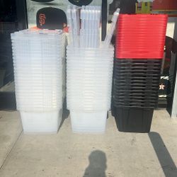 27 Gallons Storage Containers $10 Each