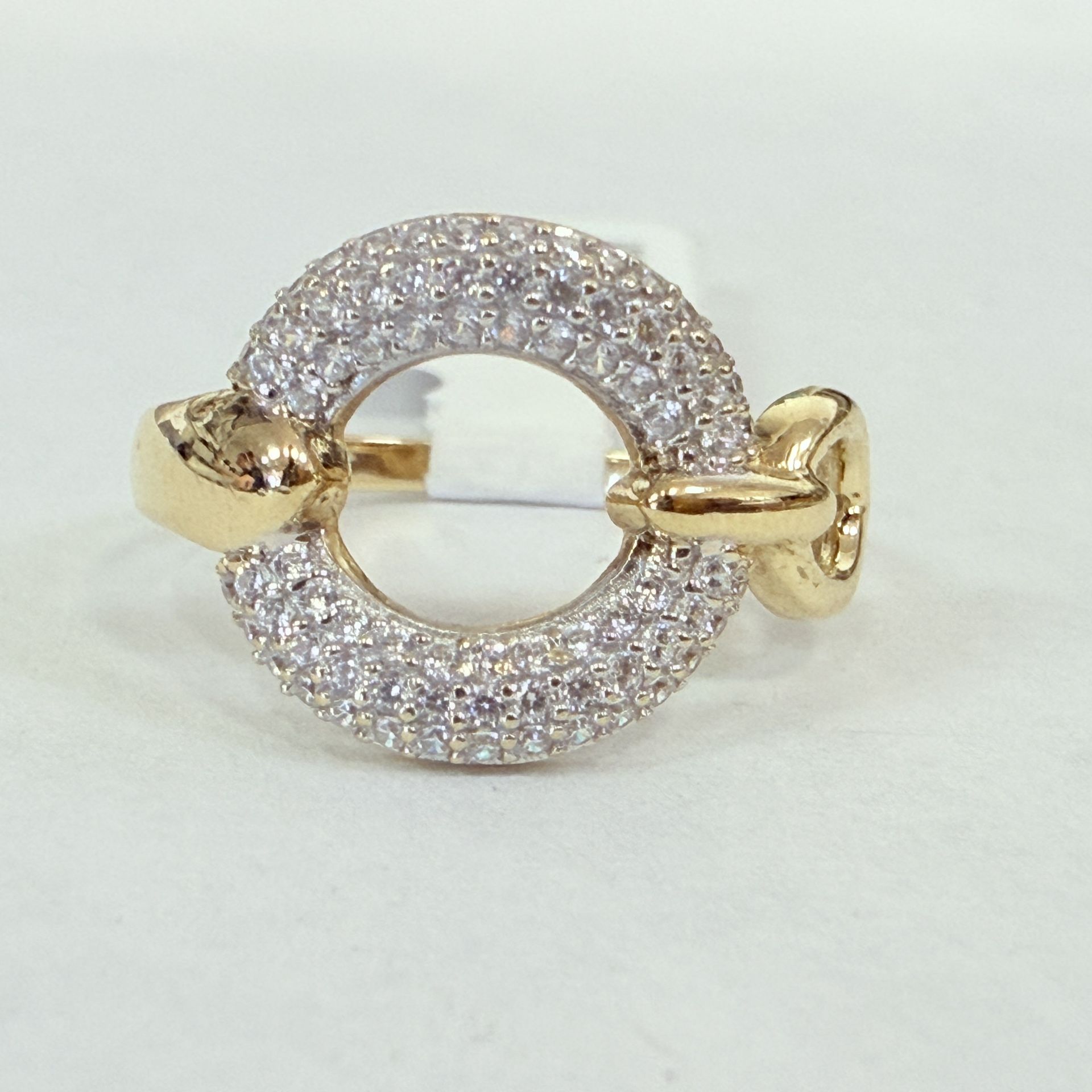 14K Gold & CZs Ring