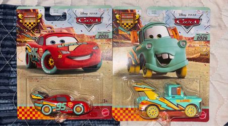 NEW! Disney Pixar Cars 2026 Mater & Lightning McQueen Bundle Toys ($20 Total for both)