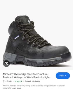 Men working boots size 10W