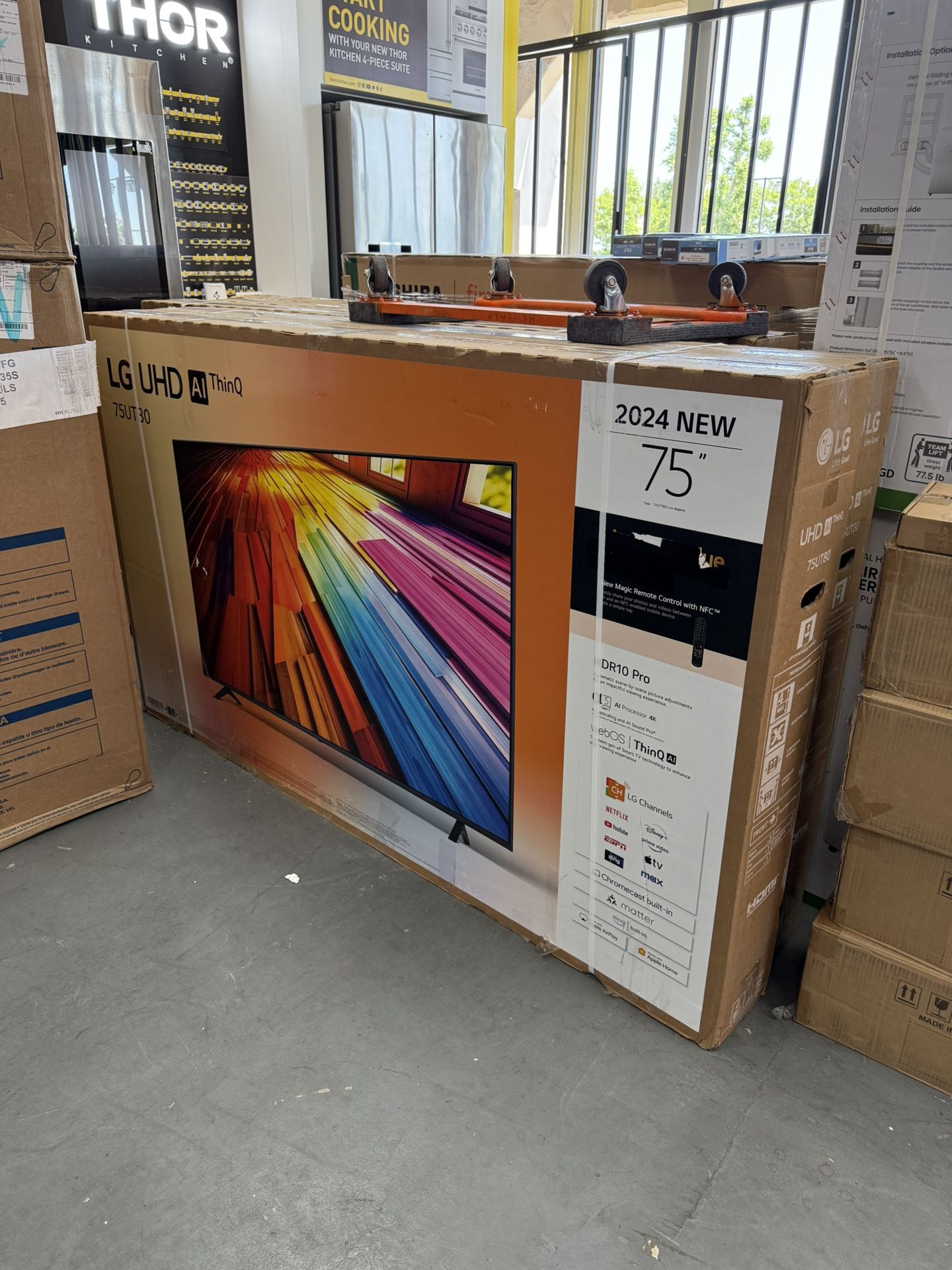 LG 75” UT8000 4K HDR SMART TV