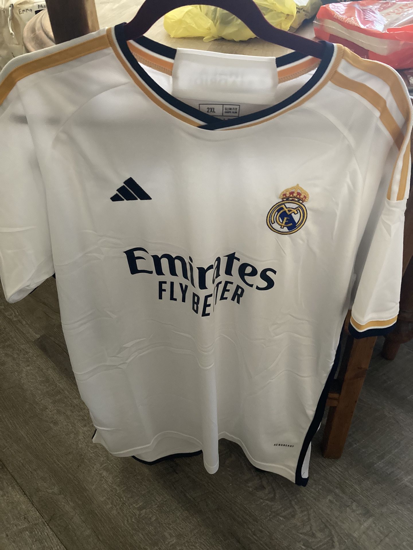 Real Madrid Jersey New No Damage Pick Up Costa Mesa Mens XL