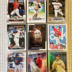 Cleveland Guardians 485 Card Baseball Lot!