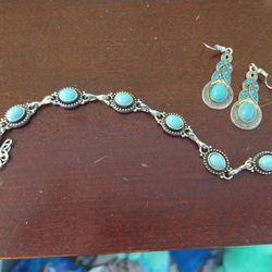 Bracelet And Earrings 