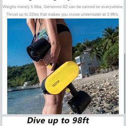 GENEINNO S2 Underwater Scooter,Smart APP Support,Sea Water Scooter for Swimming