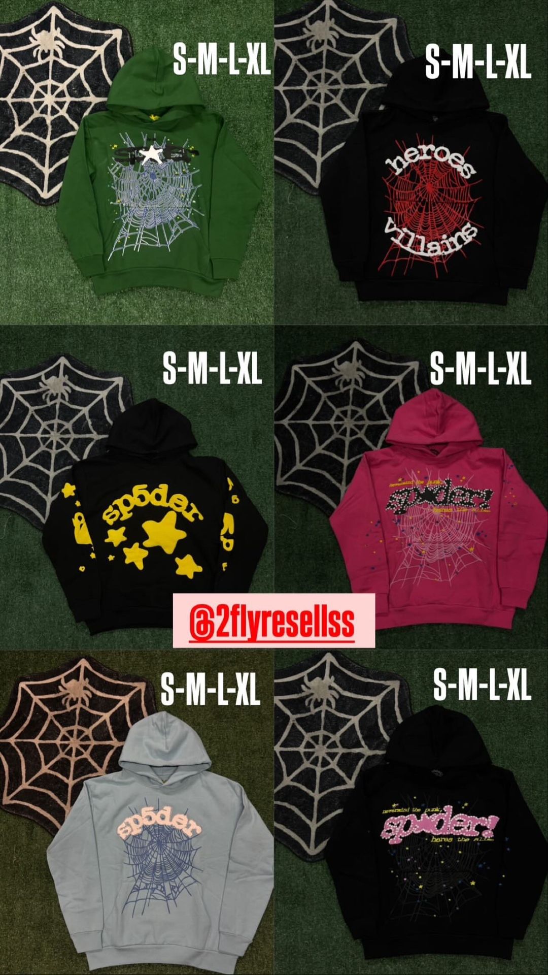 Spider hoodies