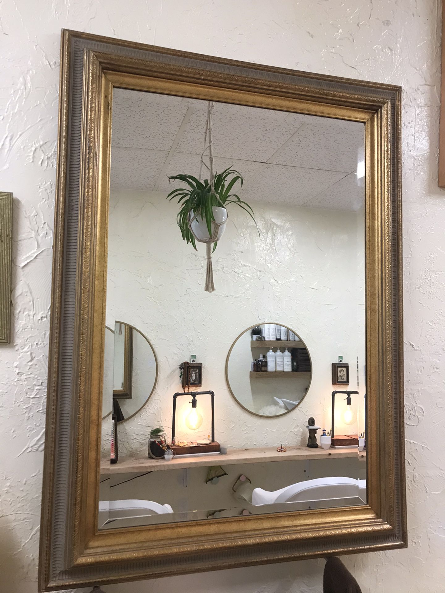 Gold Gilded Wall Mirror