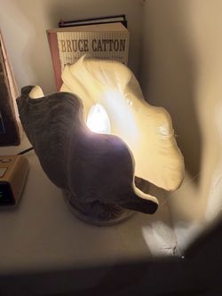 Vintage shell lamp (set of 2)