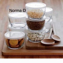 Set De 8 Moldes Con Tapa De Plástico Nuevos En Su Caja 🌺 Princess House 🌺