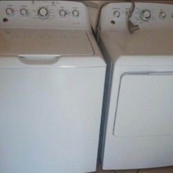 GE SET WASHER AND ELECTRIC DRYER WORKING PERFECT 