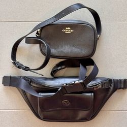 Two Coach Leather Bags