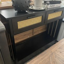 New Console Table Black Delivery Available 