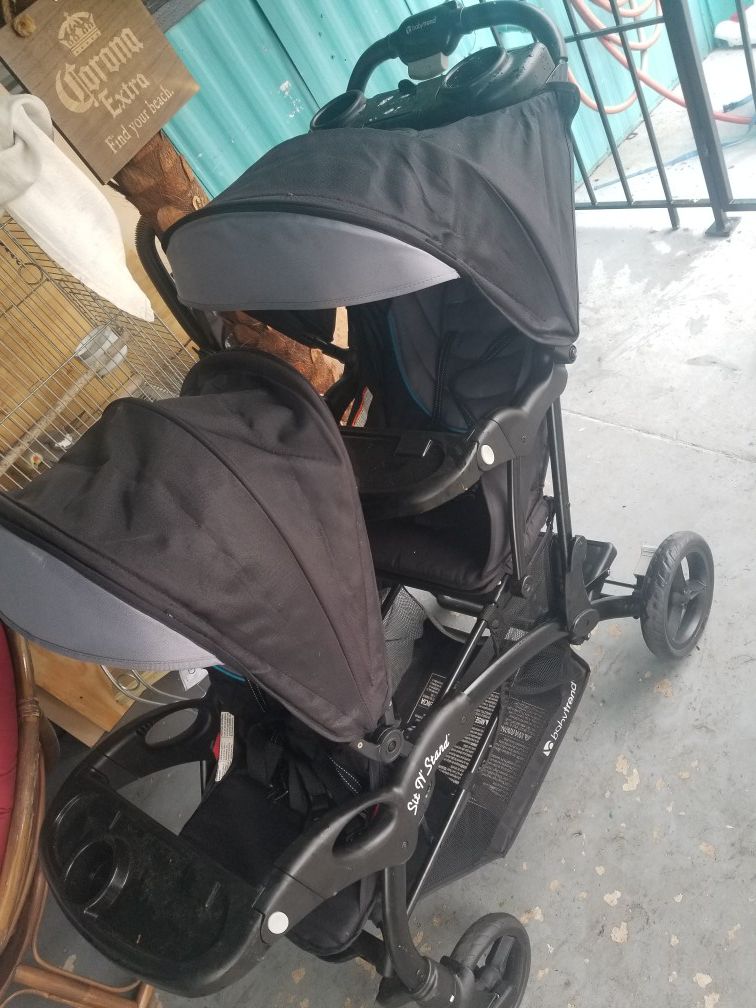 Sit Nd stand double stroller