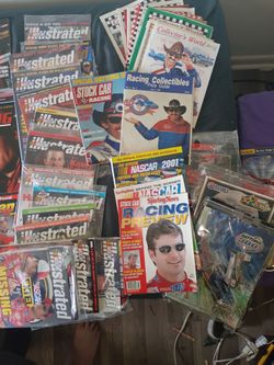 Dale Sr and Jr magazine and other NASCAR magazines