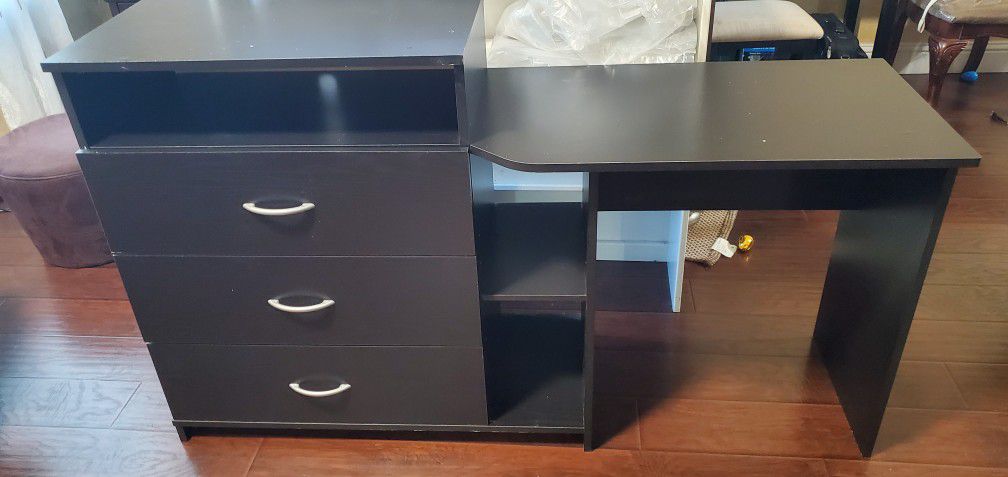 Dresser With Desk attached 