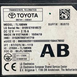 2020 Toyota Camry Le 2.5L Telematic Transceiver Control Module 