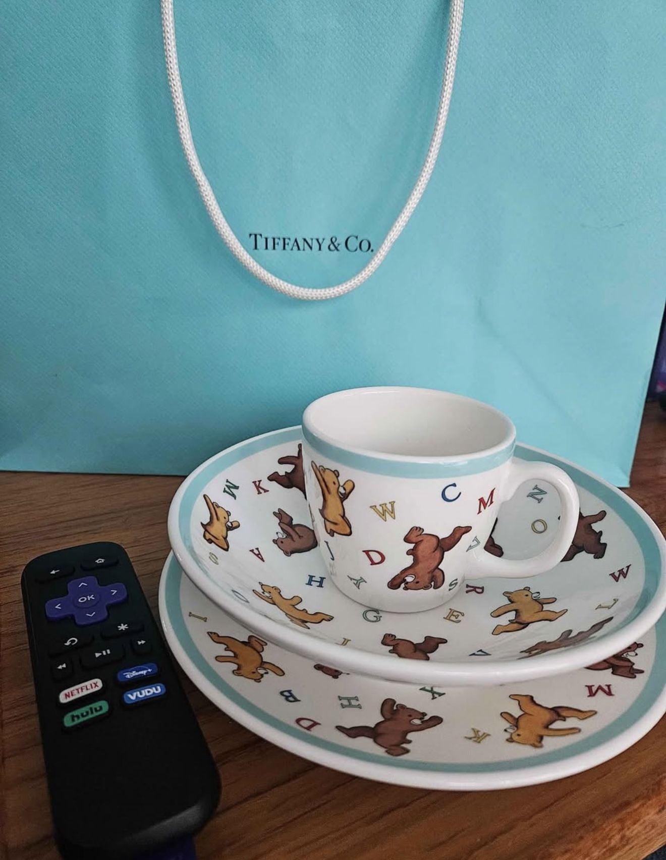 Tiffany’s ABC Bears Toddler Bowl, Plate, & Cup Set