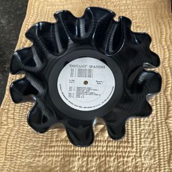 12” Vinyl Records Charger Plates And Bowls 