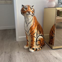 Vintage Ceramic Tiger