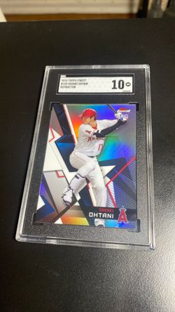 2018 Topps Finest Shohei Ohtani Rookie Refractor SGC 10 Gem mint