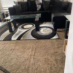 Couch Set , Table And Rug Included