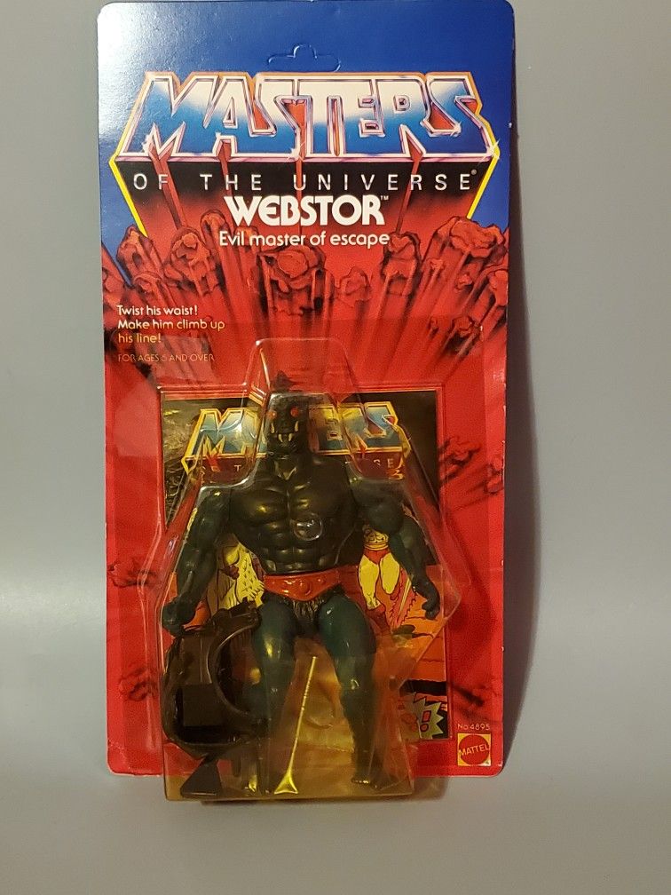 Vintage Masters Of The Universe Webstor Action Figure 