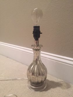 Mercury Glass Lamp