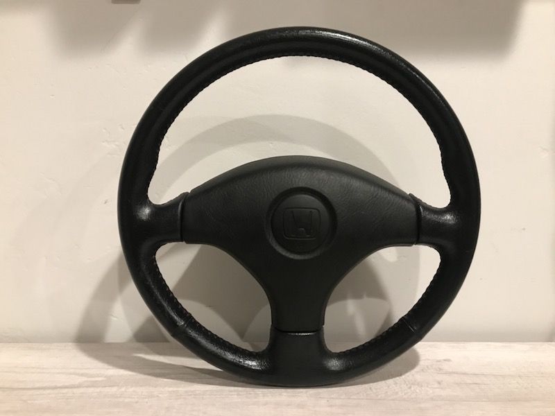 96-00 Honda Civic EK JDM EDM Grey Steering Wheel SIR EK9 EM1 Vti non-SRS CTR EK4