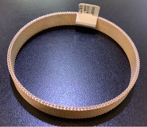 Tiffany & Co. 925 Silver Bangle Bracelet, 3/8” Wide