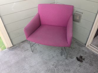 Pink retro chair