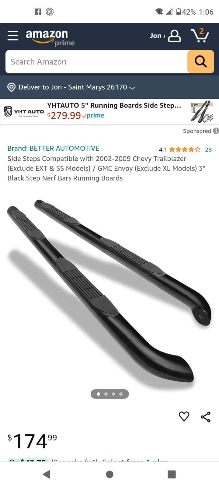 Running Boards 2004 GMC Running Boards
