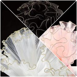 Wide Polyester Wave Gauze