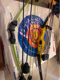 Backyard bow arrow target block kit LARP