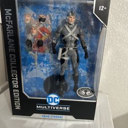 Dc Multiverse Mcfarlane Platinum Chase Adam Strange Collector Edition 
