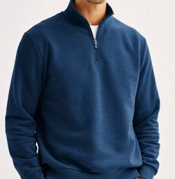 Navy Blue Quarter Zip All Sizes