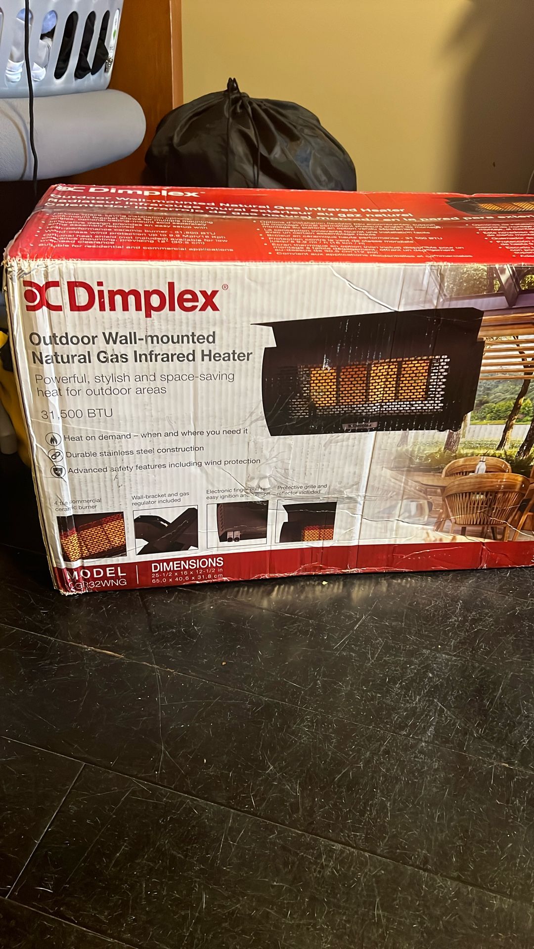 Dimplex Outdoor Wall Mounted Infrared Heater